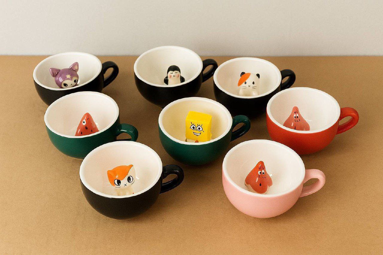 ماگ داخل عروسکی